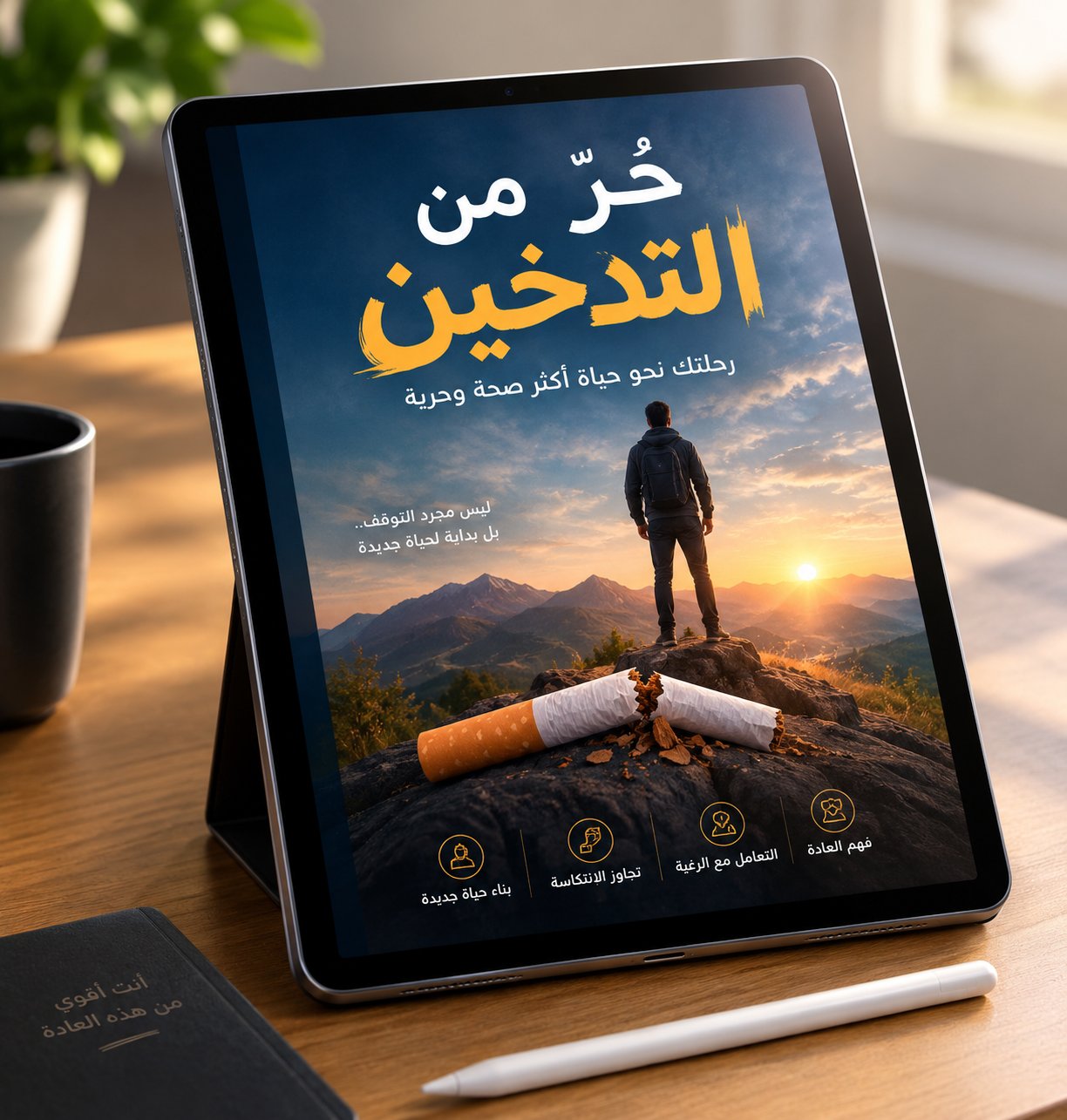حُر من التدخين❤️‍🔥 طريقك نحو حياة بلا تدخين
📘 دليل عملي وتمارين وخطة 30 يومًا